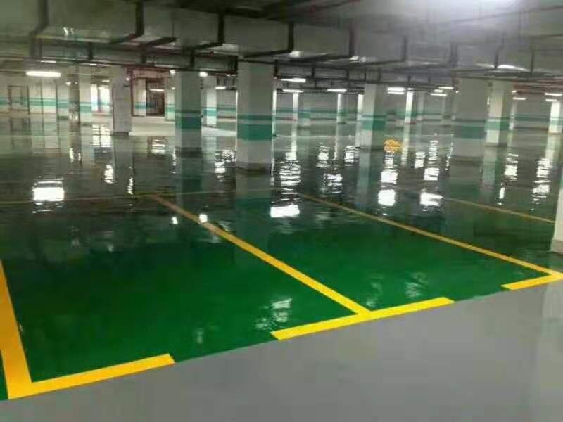 地下停車場環(huán)氧地坪施工